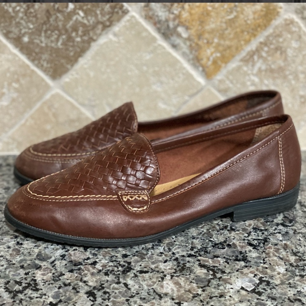 Super stylish and comfortable pair of size 7 loafers by The Leather Collection